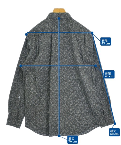 LANVIN COLLECTION（ランバンコレクション）カジュアルシャツ グレー サイズ:50(XL位) メンズ/2200722146163