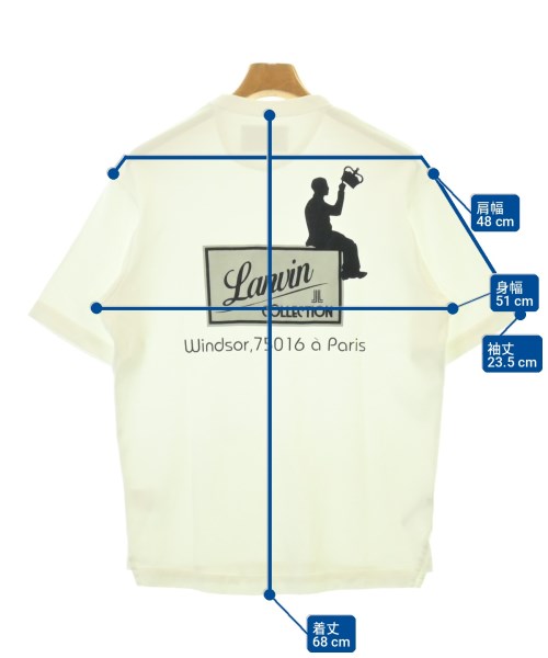 LANVIN COLLECTION（ランバンコレクション）Tシャツ・カットソー 白 サイズ:46(M位) メンズ/2200720326017