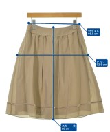 LANVIN COLLECTION（ランバンコレクション）ひざ丈スカート ベージュ サイズ:38(S位) レディース/2200726113031
