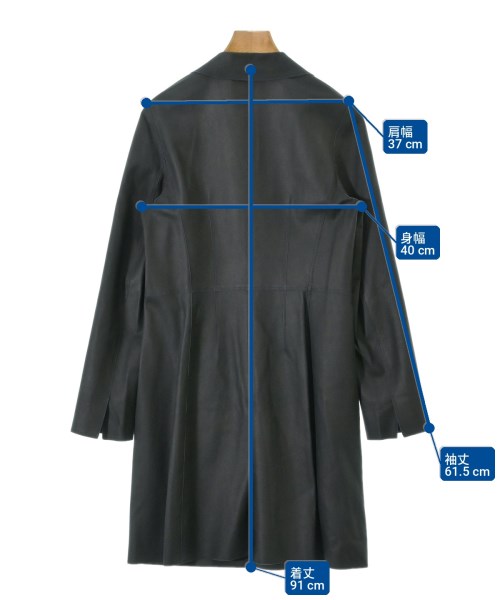 LANVIN COLLECTION（ランバンコレクション）チェスターコート 紺 サイズ:38(S位) レディース/2200721666105