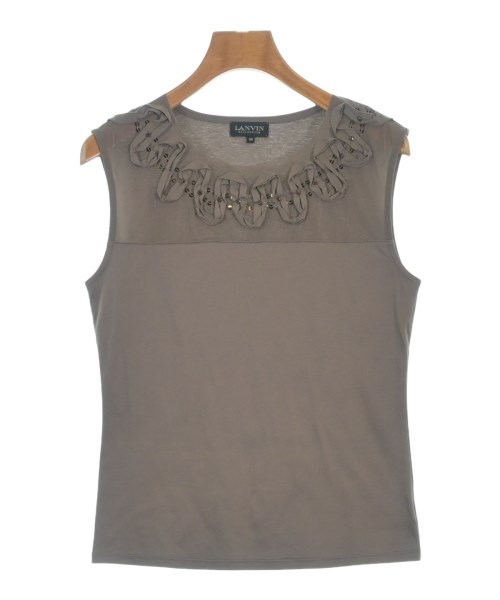 LANVIN COLLECTION(ランバンコレクション)ノースリーブ 茶 サイズ:38(S位)/2200677060026
