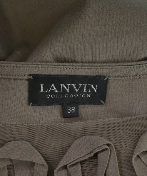LANVIN COLLECTION（ランバンコレクション）ノースリーブ 茶 サイズ:38(S位) レディース/2200677060026