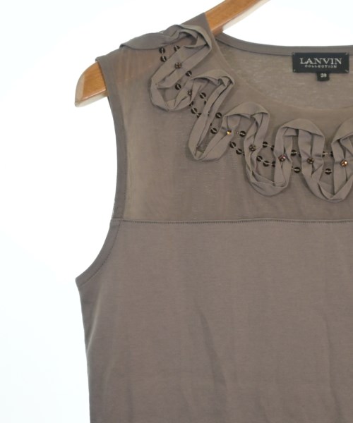 LANVIN COLLECTION（ランバンコレクション）ノースリーブ 茶 サイズ:38(S位) レディース/2200677060026