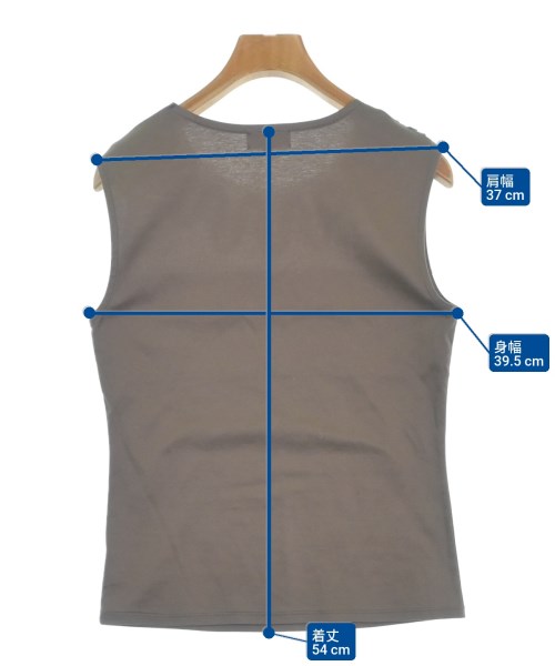 LANVIN COLLECTION（ランバンコレクション）ノースリーブ 茶 サイズ:38(S位) レディース/2200677060026