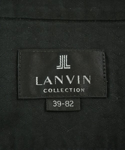 LANVIN COLLECTION（ランバンコレクション）カジュアルシャツ 黒 サイズ:39(M位) メンズ/2200684092102