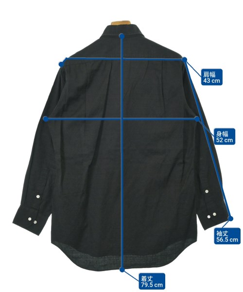 LANVIN COLLECTION（ランバンコレクション）カジュアルシャツ 黒 サイズ:39(M位) メンズ/2200684092102