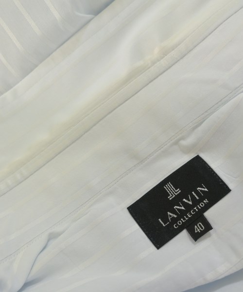 LANVIN COLLECTION（ランバンコレクション）カジュアルシャツ 白 サイズ:40(L位) メンズ/2200690927030