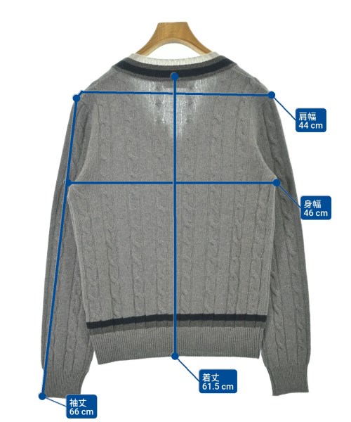 Mila Schon（ミラショーン）ニット・セーター グレー サイズ:46(M位) メンズ/2200633859046