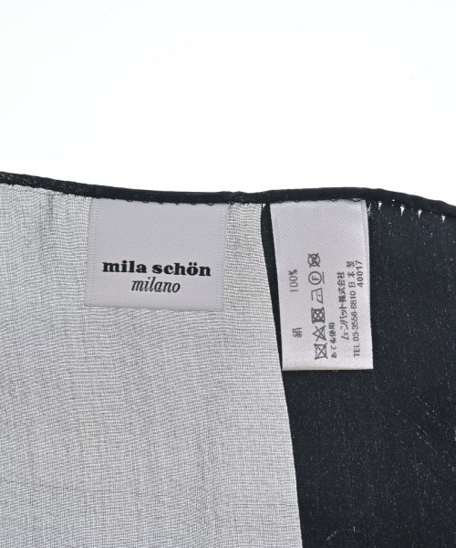 Mila Schon（ミラショーン）バンダナ・スカーフ 黒 サイズ:- レディース/2200690000276