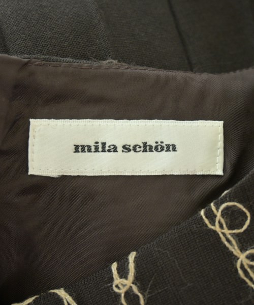 Mila Schon（ミラショーン）ワンピース 茶 サイズ:42(M位) レディース/2200708742099