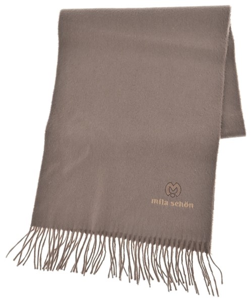 Mila Schon(ミラショーン)マフラー 茶 サイズ:-/2200664521196