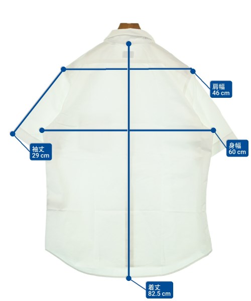 ASPESI（アスペジ）カジュアルシャツ 白 サイズ:16 1/2(XL位) メンズ/2200625363155