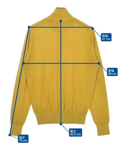 ASPESI（アスペジ）カーディガン 黄 サイズ:48(L位) メンズ/2200624075066