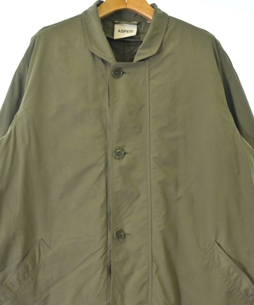 ASPESI（アスペジ）ステンカラーコート カーキ サイズ:S メンズ/2200676120066