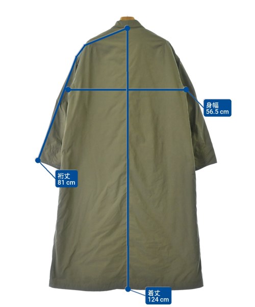 ASPESI（アスペジ）ステンカラーコート カーキ サイズ:S メンズ/2200676120066