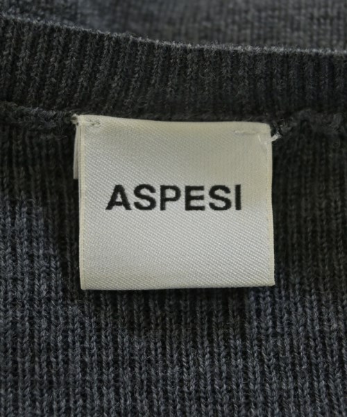 ASPESI（アスペジ）ニット・セーター グレー サイズ:48(L位) メンズ/2200652853056