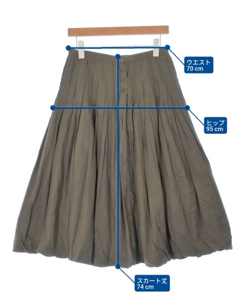 ASPESI（アスペジ）ロング・マキシ丈スカート カーキ サイズ:40(M位) レディース/2200663940080
