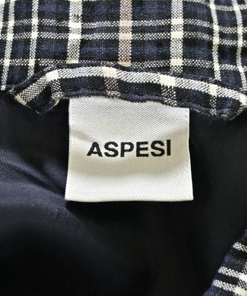 ASPESI（アスペジ）ステンカラーコート 紺 サイズ:38(S位) レディース/2200685471074