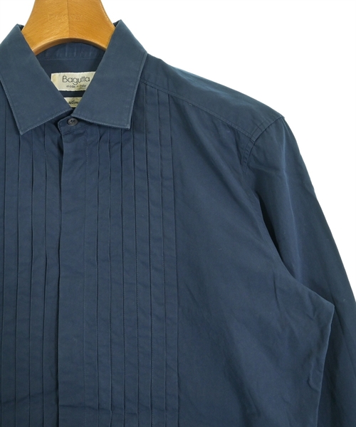 Bagutta（バグッタ）カジュアルシャツ 紺 サイズ:S メンズ/2200637491174