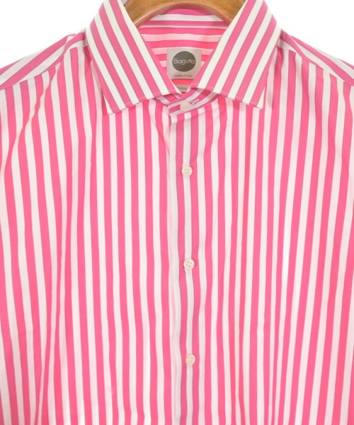 Bagutta（バグッタ）ドレスシャツ ピンク サイズ:43(XXXL位) メンズ/2200635734037