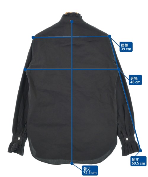 Bagutta（バグッタ）カジュアルシャツ 黒 サイズ:S レディース/2200628291059