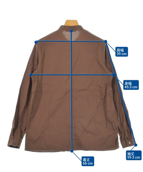 Bagutta（バグッタ）カジュアルシャツ 茶 サイズ:40(M位) レディース/2200628291066