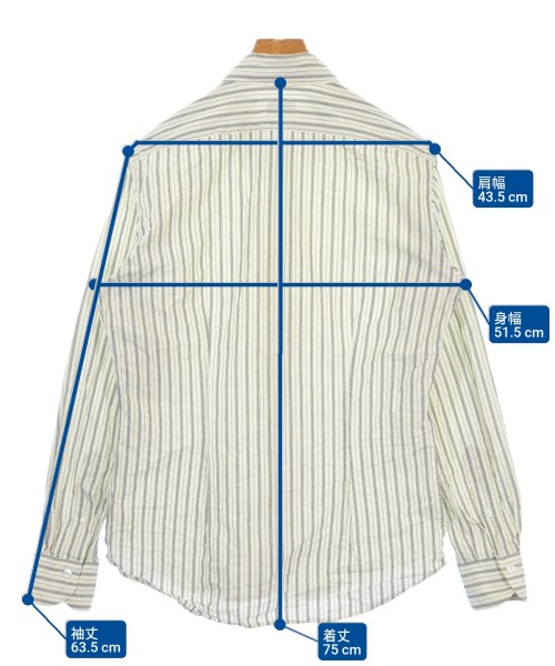 Bagutta（バグッタ）カジュアルシャツ 白 サイズ:40(L位) メンズ/2200621169041