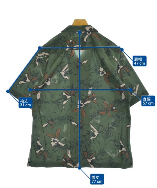 Bagutta（バグッタ）カジュアルシャツ 緑 サイズ:M メンズ/2200671926267