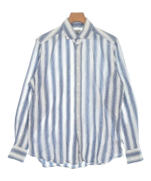 Bagutta(バグッタ)カジュアルシャツ 紺 サイズ:16 1/2(XL位)/2200652142044