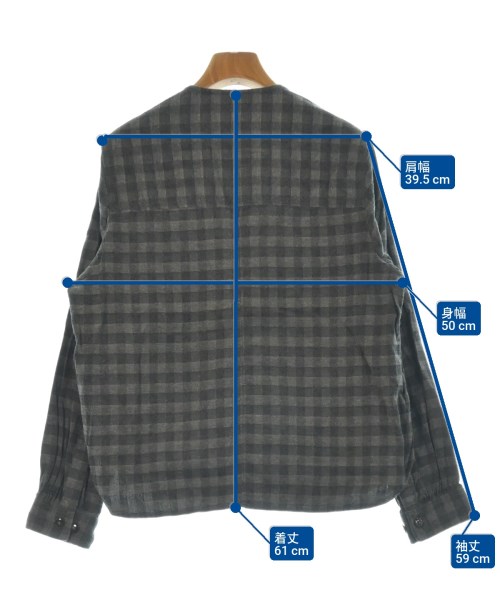 Bagutta（バグッタ）カジュアルシャツ グレー サイズ:M レディース/2200650246034