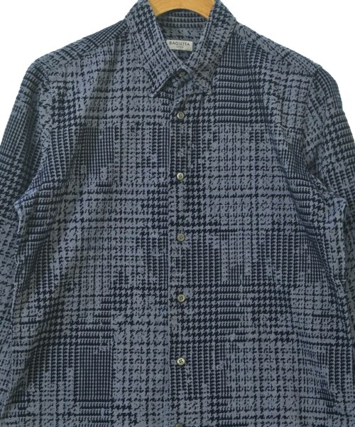 Bagutta（バグッタ）カジュアルシャツ 紺 サイズ:M メンズ/2200647983041