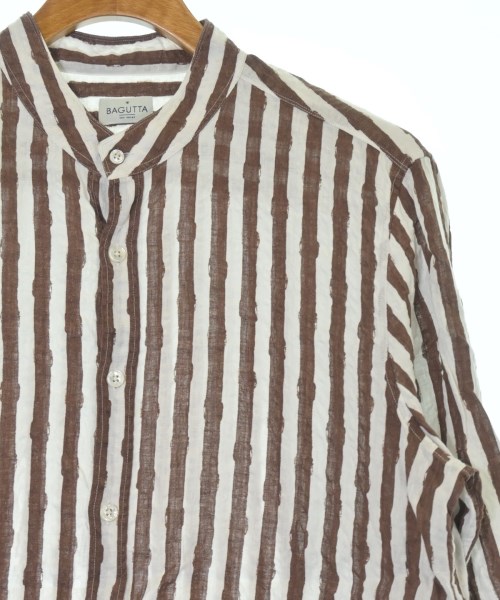 Bagutta（バグッタ）カジュアルシャツ 茶 サイズ:40(L位) メンズ/2200645244045