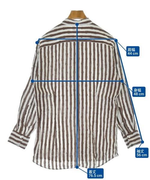 Bagutta（バグッタ）カジュアルシャツ 茶 サイズ:40(L位) メンズ/2200645244045