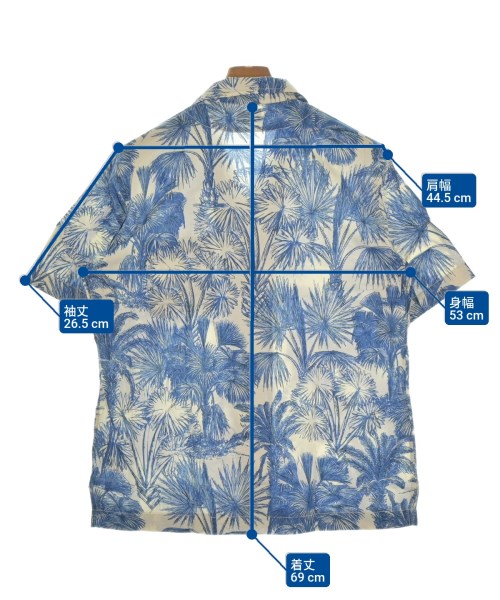 Bagutta（バグッタ）カジュアルシャツ 青 サイズ:39(M位) メンズ/2200651469111