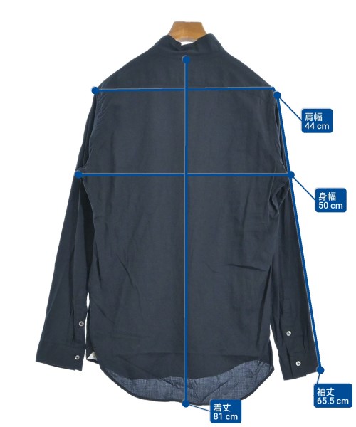 Bagutta（バグッタ）カジュアルシャツ 紺 サイズ:40(L位) メンズ/2200649101061