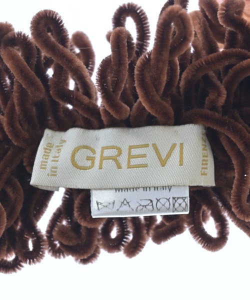 GREVI（グレヴィ）ストール 茶 サイズ:- レディース/2200714407319