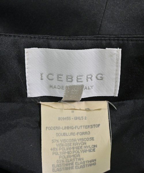 ICEBERG（アイスバ－グ）ひざ丈スカート 黒 サイズ:40(M位) レディース/2200694767083