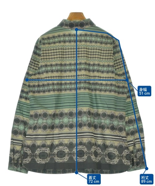 MARINA RINALDI（マリナリナルディ）カジュアルシャツ 緑 サイズ:21(M位) レディース/2200665417146