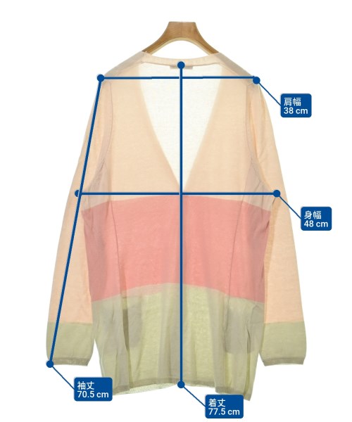 MARINA RINALDI（マリナリナルディ）カーディガン ピンク サイズ:M レディース/2200665417412