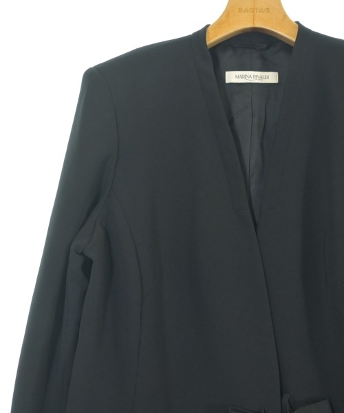MARINA RINALDI（マリナリナルディ）ノーカラージャケット 黒 サイズ:F レディース/2200665505041