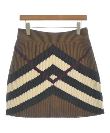 BURBERRY（バーバリー）ミニスカート 茶 サイズ:M レディース