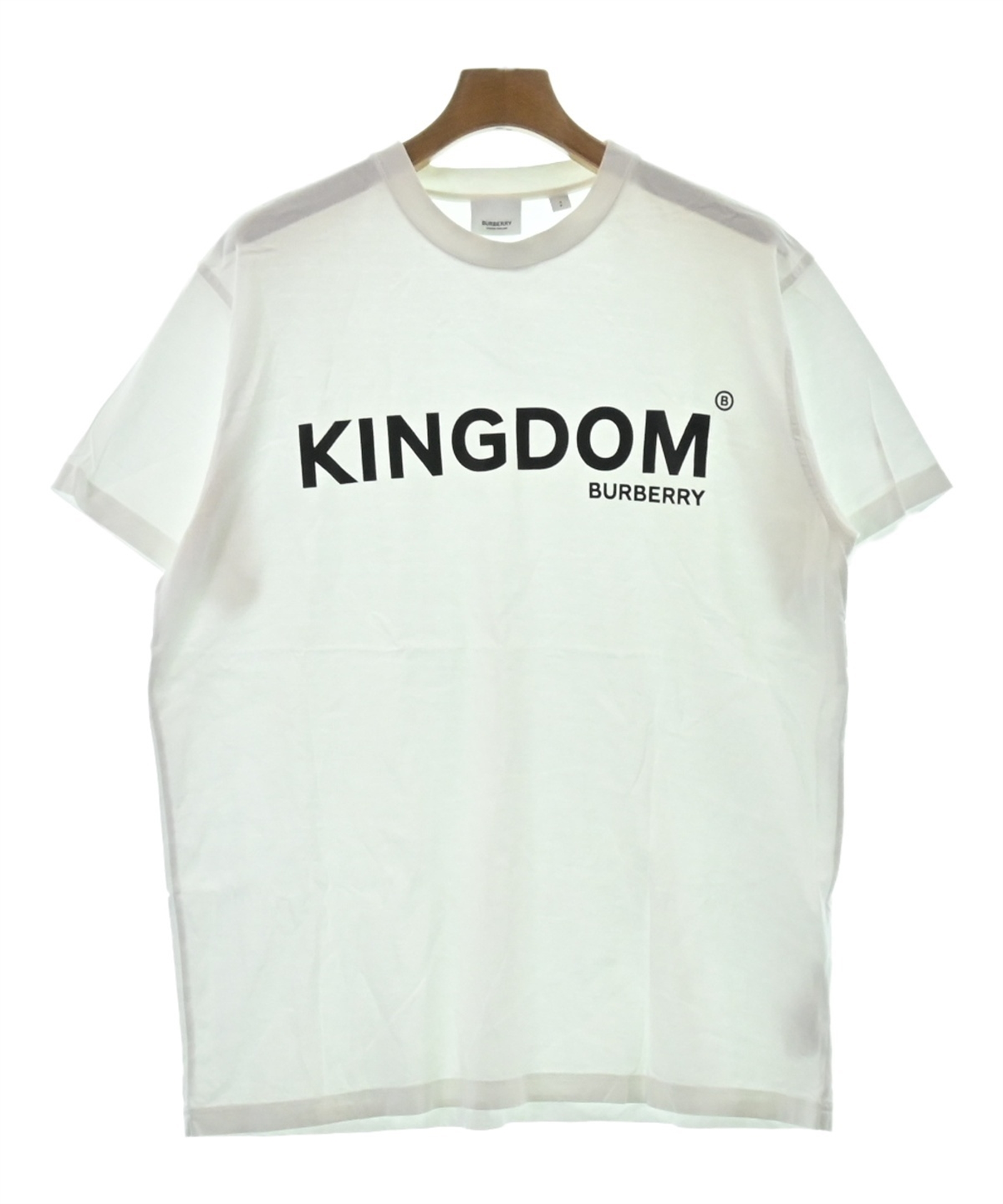 BURBERRY ホワイト Tシャツ Sサイズ コットンTシャツ (ソルトホワイト) - メンズ, コットン