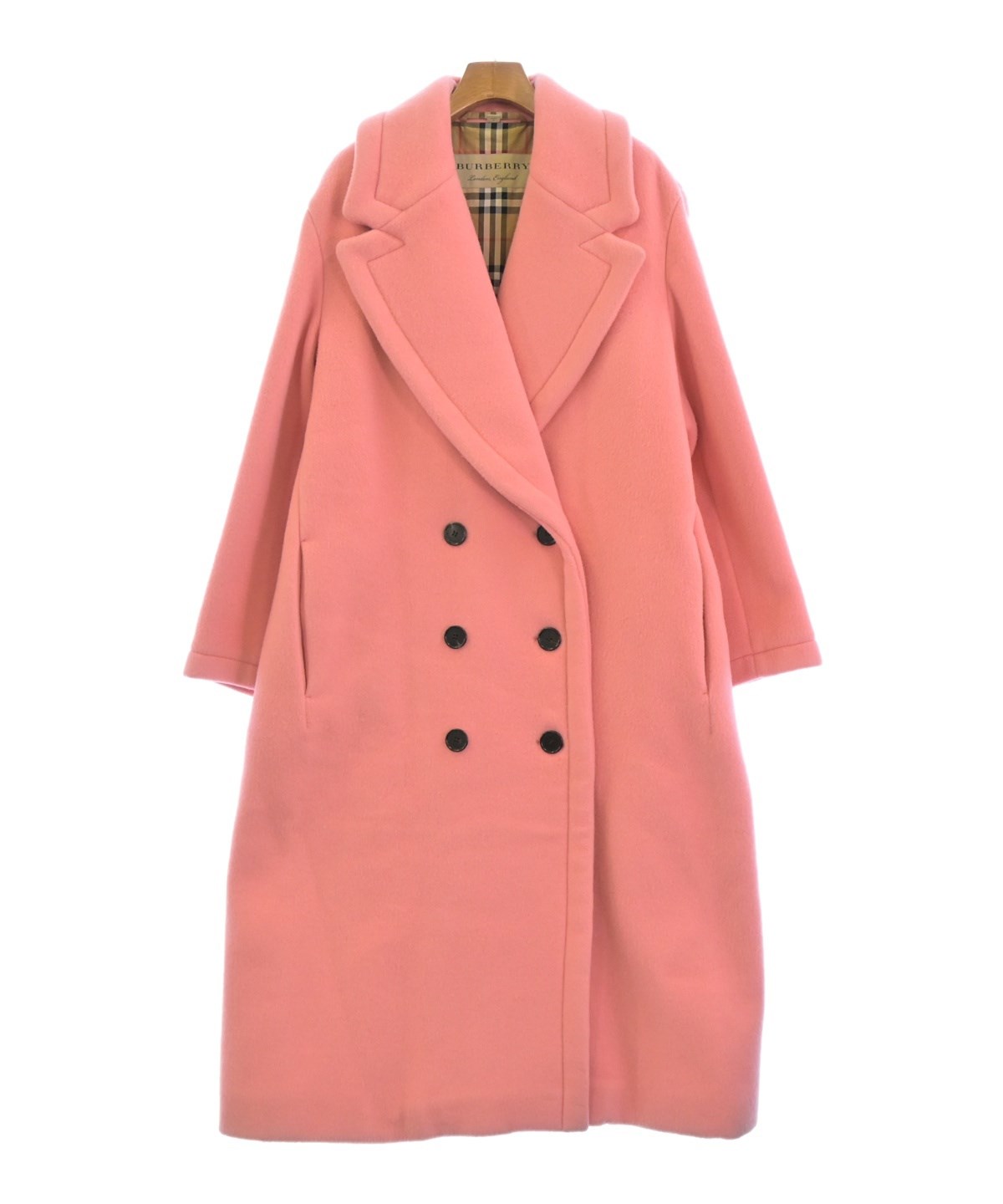 BURBERRY（バーバリー）ピーコート ピンク サイズ:40(S位) レディース