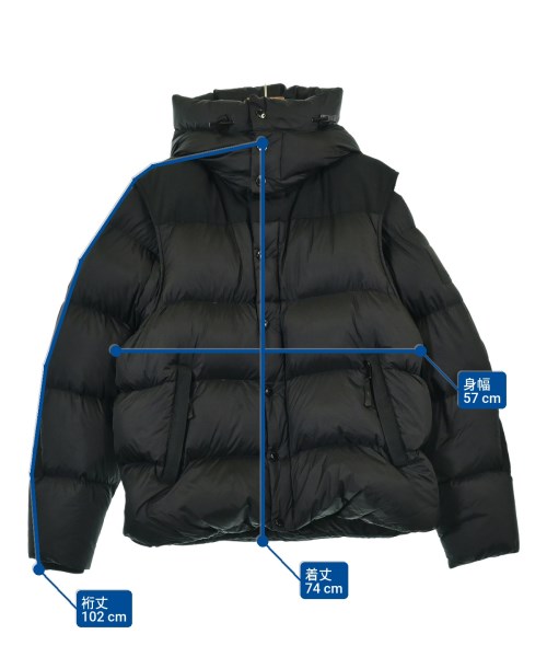 BURBERRY（バーバリー）ダウンジャケット/ダウンベスト 黒 サイズ:L メンズ/2200635993014