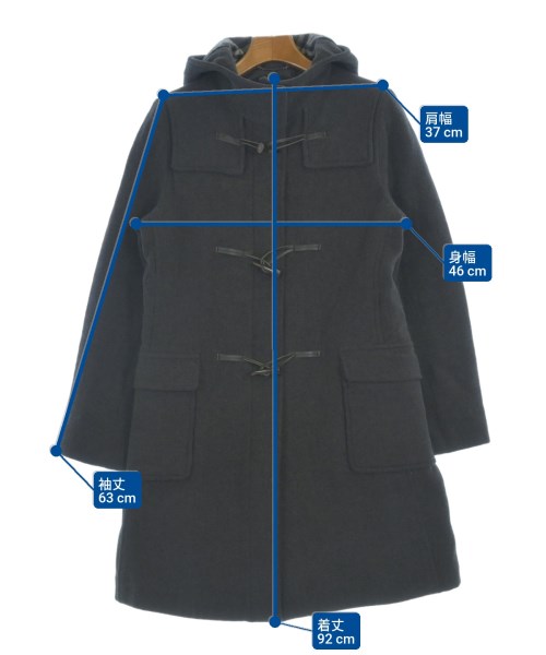 BURBERRY（バーバリー）ダッフルコート グレー サイズ:-(XL位) レディース/2200636884014