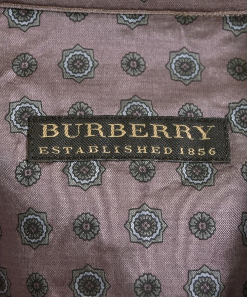 BURBERRY（バーバリー）カジュアルシャツ 紫 サイズ:38(S位) メンズ/2200594035893