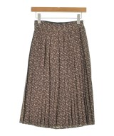 BURBERRY（バーバリー）ひざ丈スカート 茶 サイズ:36(XS位) レディース/2200638331080