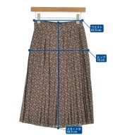 BURBERRY（バーバリー）ひざ丈スカート 茶 サイズ:36(XS位) レディース/2200638331080