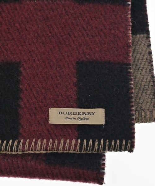 BURBERRY（バーバリー）マフラー 赤 サイズ:- メンズ/2200623323670