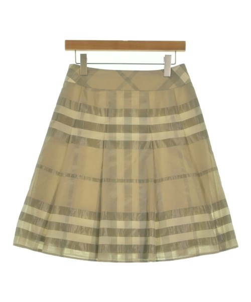 BURBERRY（バーバリー）ひざ丈スカート ベージュ サイズ:38(S位) レディース/2200622363103